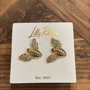 Lilly Pulitzer Gold Bee Earrings